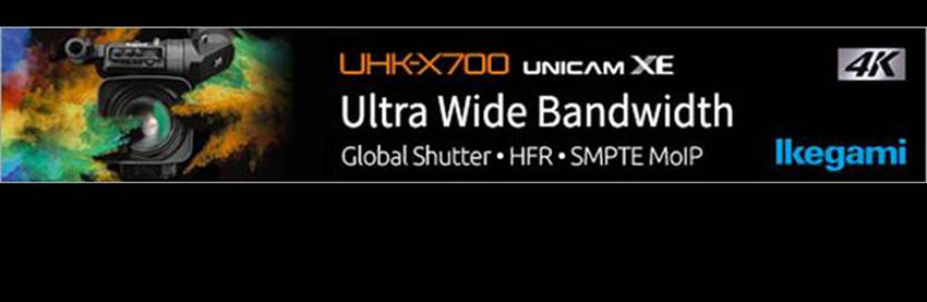 Ikegami's neuestes 4K Studio-Kamera-System UHK-X700 mit HFR und Global Shutter